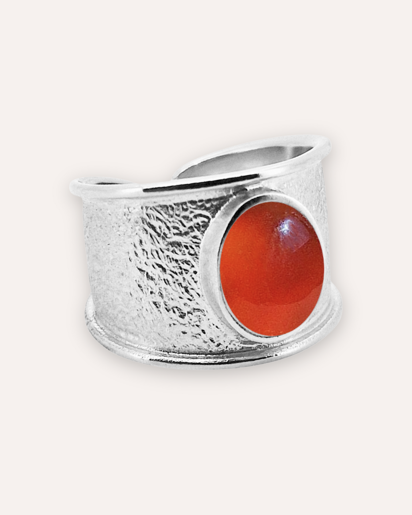 ANILLO AMAHAL CORNALINA