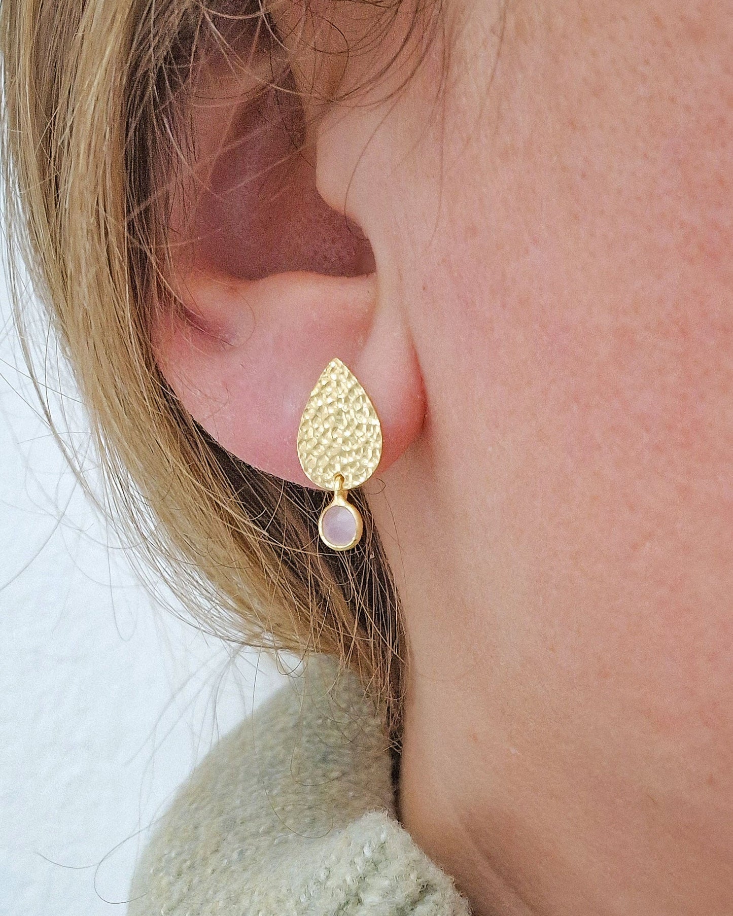 PENDIENTES AGRA ROSA