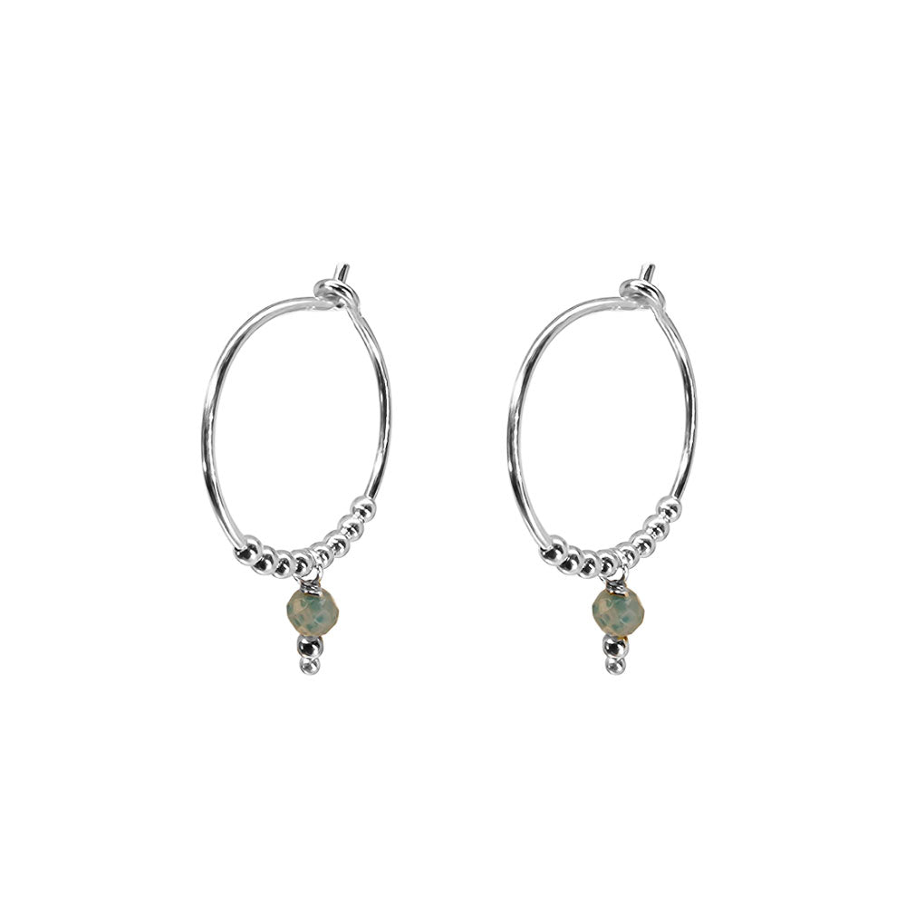 PENDIENTES JALILA AZUL - Elbabohé