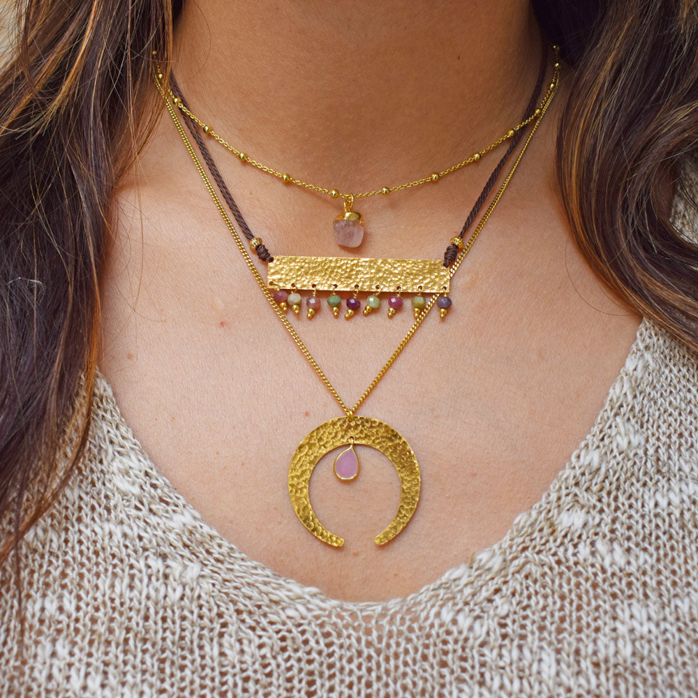 COLLAR INDIRA ROSE - Elbabohé