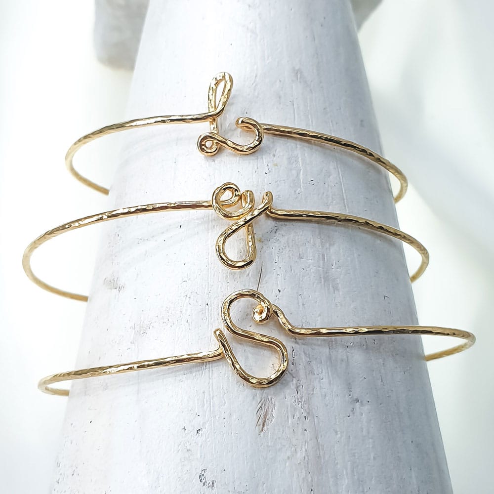 PULSERA LETRA TEXTURE - Elbabohé