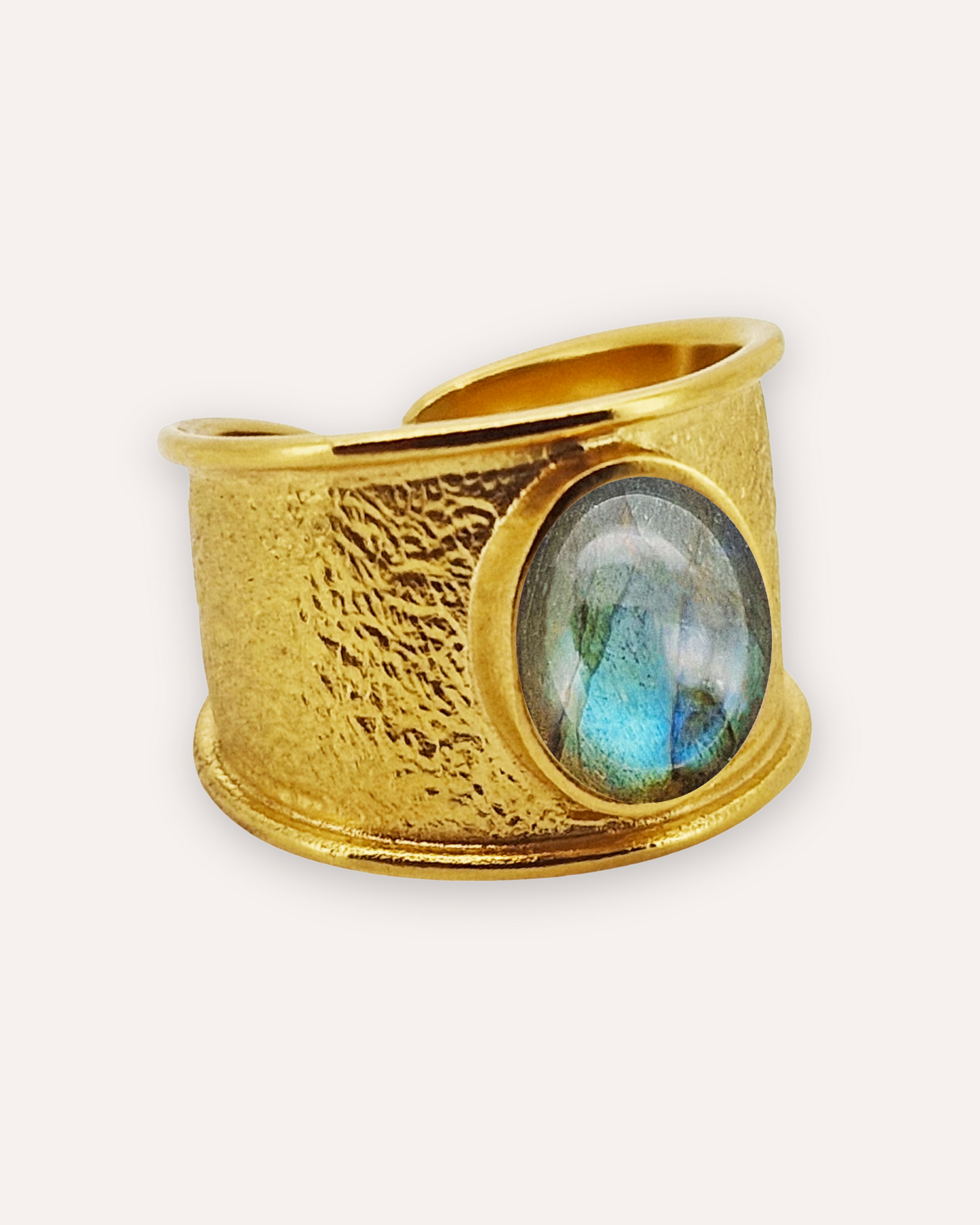 ANILLO AMAHAL LABRADORITA