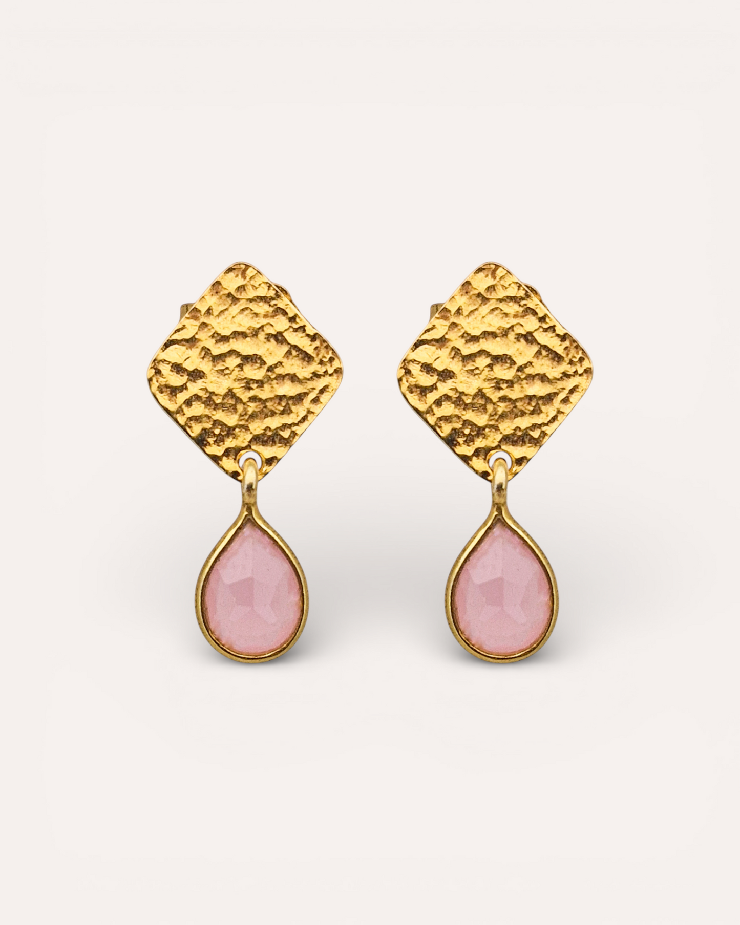 PENDIENTES JAIPUR ROSA