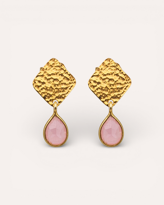 PENDIENTES JAIPUR ROSA
