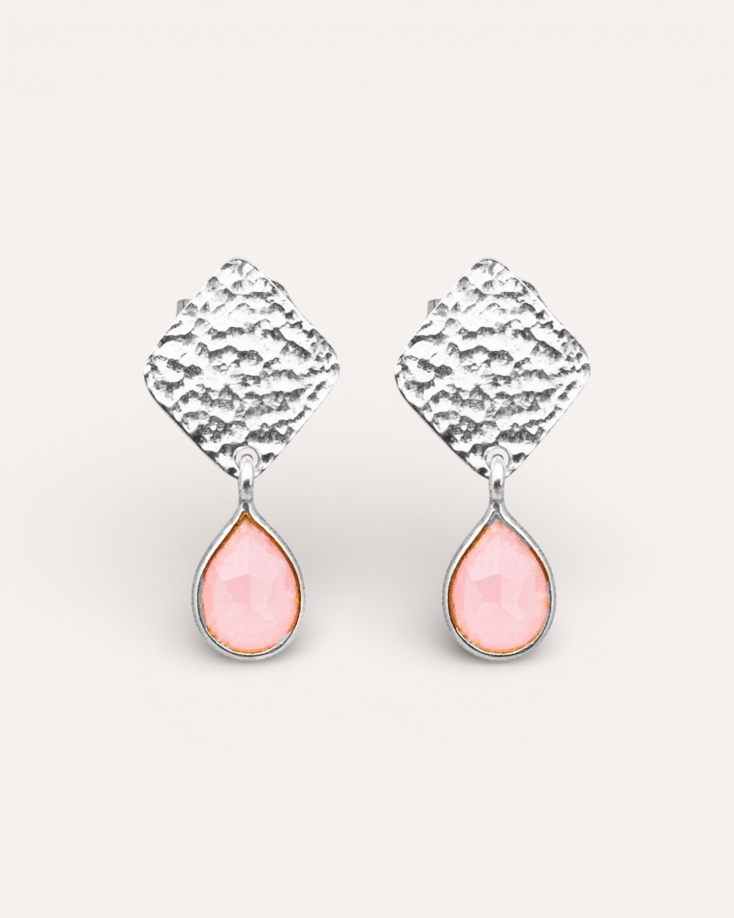 PENDIENTES JAIPUR ROSA