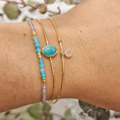 PULSERA SANSA AMAZONITA