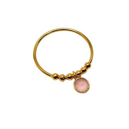 MINI GOLD MINERAL RING